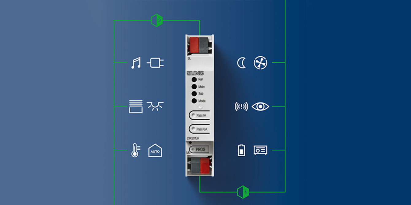 KNX Bereichs- und Linienkoppler bei SES Solar-, Elektro- und Sanitärtechnik GmbH in Magdeburg